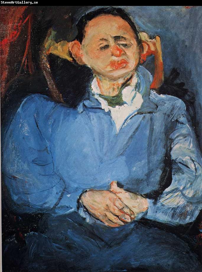 Chaim Soutine Portrait of Sculptor Miestchaninoff